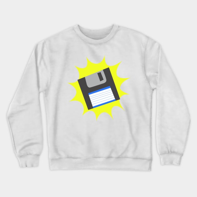 floppy disk love Crewneck Sweatshirt by maybeeloise